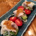 ち　こ's cooksnap of when they made 豚ばらと温野菜のにんにく胡麻ソース.