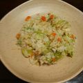 ぷーこmama's cooksnap of when they made 鶏ササミで レタスチャーハン♪.