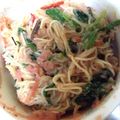 robi6002's cooksnap of when they made 余った素麺★簡単明太焼きそうめん.