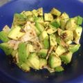 usap's cooksnap of when they made アボガドとスパムのサラダマスタードソース.