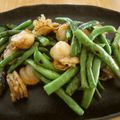 kusumasu's cooksnap of when they made ベビーホタテといんげんの照り炒め.
