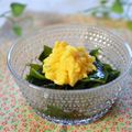 さとみわ's cooksnap of when they made たまごとワカメの☆だし香る和え物.