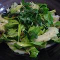 レオン犬's cooksnap of when they made セロリと大葉の梅しそ❀ドレ♫和え.