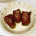 Kαi＊MαMα's cooksnap of when they made 簡単ピーマンの肉詰め♡.