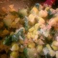 momo1103's cooksnap of when they made コーンとツナと大葉ときゅうりのサラダ.