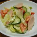 まゆみ母ちゃん's cooksnap of when they made お魚ソーセージのグリーンサラダ.