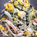 パンダンリーフ's cooksnap of when they made ゴーヤカニカマサラダ.