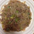 Natalie820's cooksnap of when they made お店の味だっ★春雨と豚ひき肉の煮物.