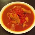 まるにょ's cooksnap of when they made 簡単！骨付きチキンのトマト煮込み.