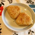 m@n@'s cooksnap of when they made 十六穀ごはんで簡単焼おにぎり.