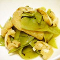 ともりん0203's cooksnap of when they made 簡単！今が旬、絹さやと油揚げの煮浸し.