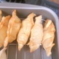 ばたかっぷ☆'s cooksnap of when they made ビールのお供に★玉ねぎとチーズの包み揚げ.