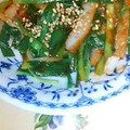 あざらしの赤ちゃん's cooksnap of when they made ５分で。ニラとさつま揚げのコチュマヨ和え.