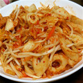 yttmy's cooksnap of when they made もやしとちくわのキムチ炒め.