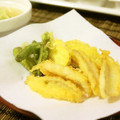 うさぎのシーマ's cooksnap of when they made あなごときすと珍しいズッキーニの天ぷら.
