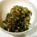 ゆづきうな's cooksnap of when they made オクラの胡麻炒め.