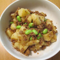 daikanon's cooksnap of when they made 豚そぼろとじゃがいもの煮物☆.