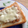 べびたんちびたん's cooksnap of when they made 朝の定番!?　スイチリ納豆トースト☆.