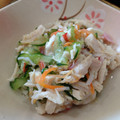 かけるママ☆'s cooksnap of when they made きゅうりとささみのサッパリ酢のもの.