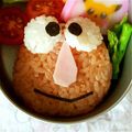 さっちんまむ's cooksnap of when they made 簡単エルモキャラ弁★.