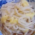 泉野あみ's cooksnap of when they made うどんとチーズとめんつゆでｖレンジうどん.