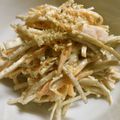 yucoreen's cooksnap of when they made ＊ルクエde塩麹ごぼうサラダ＊.