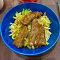 mina4☆'s cooksnap of when they made 焼肉の残ったお肉で♪焼肉丼♫.