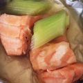 Sasyayu's cooksnap of when they made 鮭と長葱のホイル焼き.