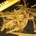 hageo's cooksnap of when they made 大根の皮のきんぴら.