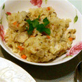 ぱくぱく侍's cooksnap of when they made 炊飯器★鶏ときのこの炊き込み和風ピラフ.