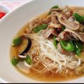 Ｍ’Ｓキッチン's cooksnap of when they made ○豚肉と茄子の温かいそうめん○.