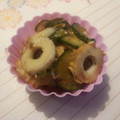 mokadahlia's cooksnap of when they made お弁当隙間おかず・胡瓜とちくわの和えたん.