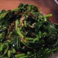 yokomizo's cooksnap of when they made モロヘイヤwithとろろ昆布のおひたし.