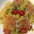 おやきまま's cooksnap of when they made 生ハムとトマトの冷製パスタ.