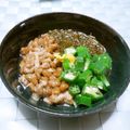 kemeta's cooksnap of when they made 便秘に⭐納豆オクラめかぶ.