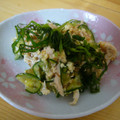 優桜ママ's cooksnap of when they made ささ身とキュウリの白和え＊梅風味.