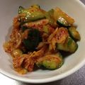 gogoゆきんこ5's cooksnap of when they made たたききゅうりでオイキムチ風♪.