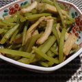 ひっこ's cooksnap of when they made 芋づるとお揚げさんのたいたん.