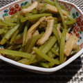 ひっこ's cooksnap of when they made 芋づるとお揚げさんのたいたん.