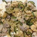 まるみよこ's cooksnap of when they made 苦くない！豆腐のゴーヤチャンプル.
