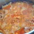 すかしっぺ's cooksnap of when they made 韓国風辛口牛ホルモン煮込み.