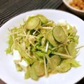 ♥ゆみ♥'s cooksnap of when they made ☆水菜と豆腐の辛子酢醤油サラダ☆.