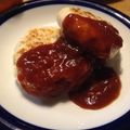 わーかにゃん's cooksnap of when they made ヘルシー☆麻婆で豆腐バーグ☆ふわふわ♡.