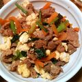 ツインズ♀ママ's cooksnap of when they made 豚肉と小松菜の炒め物.