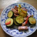 cynar's cooksnap of when they made ■糖質制限■ズッキーニ簡単ベーコン炒め夏.
