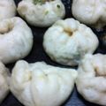 ikuk's cooksnap of when they made うまっ！フライパンで焼き肉まんHB♪.