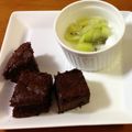 haychon's cooksnap of when they made 新食感♡焼？レア？豆腐のガトーショコラ♡.