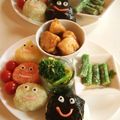 なおなお１０２２'s cooksnap of when they made ドラクエ☆スライムおにぎり　　キャラ弁♪.
