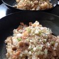 るあう's cooksnap of when they made 幸せの鮭としめじのガーリックライス.