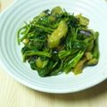 あじぱん's cooksnap of when they made 空心菜となすのオイスター炒め.
